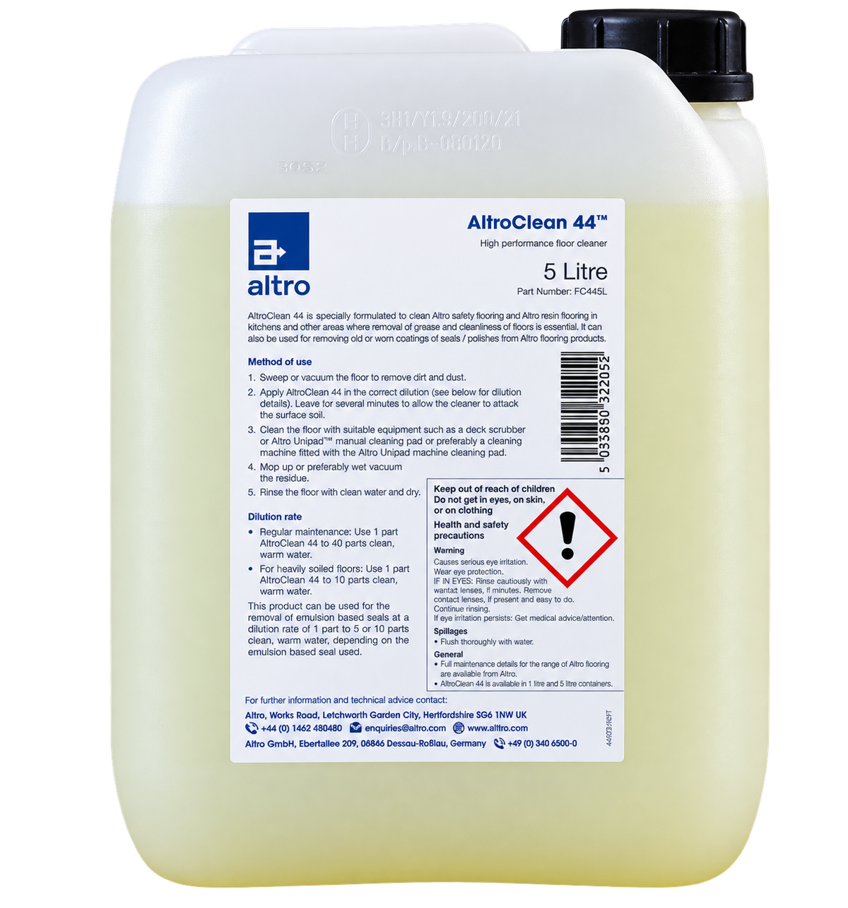 AltroClean 44 5 liter bottle